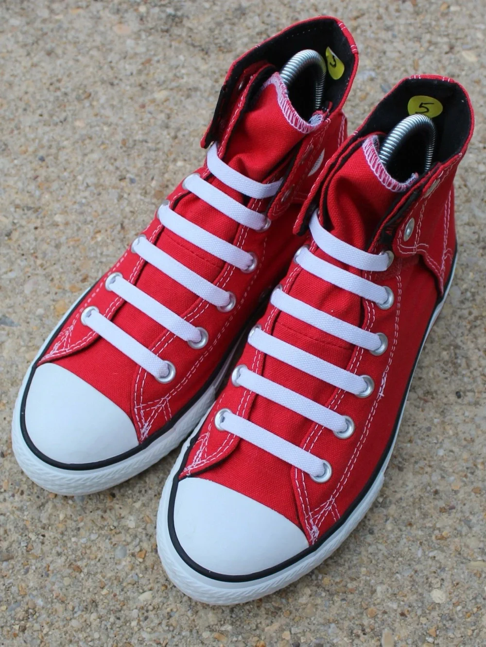 Converse Kids' Chuck Taylor All Star Easy Slip Red High-Top Sneakers Sz 5Y